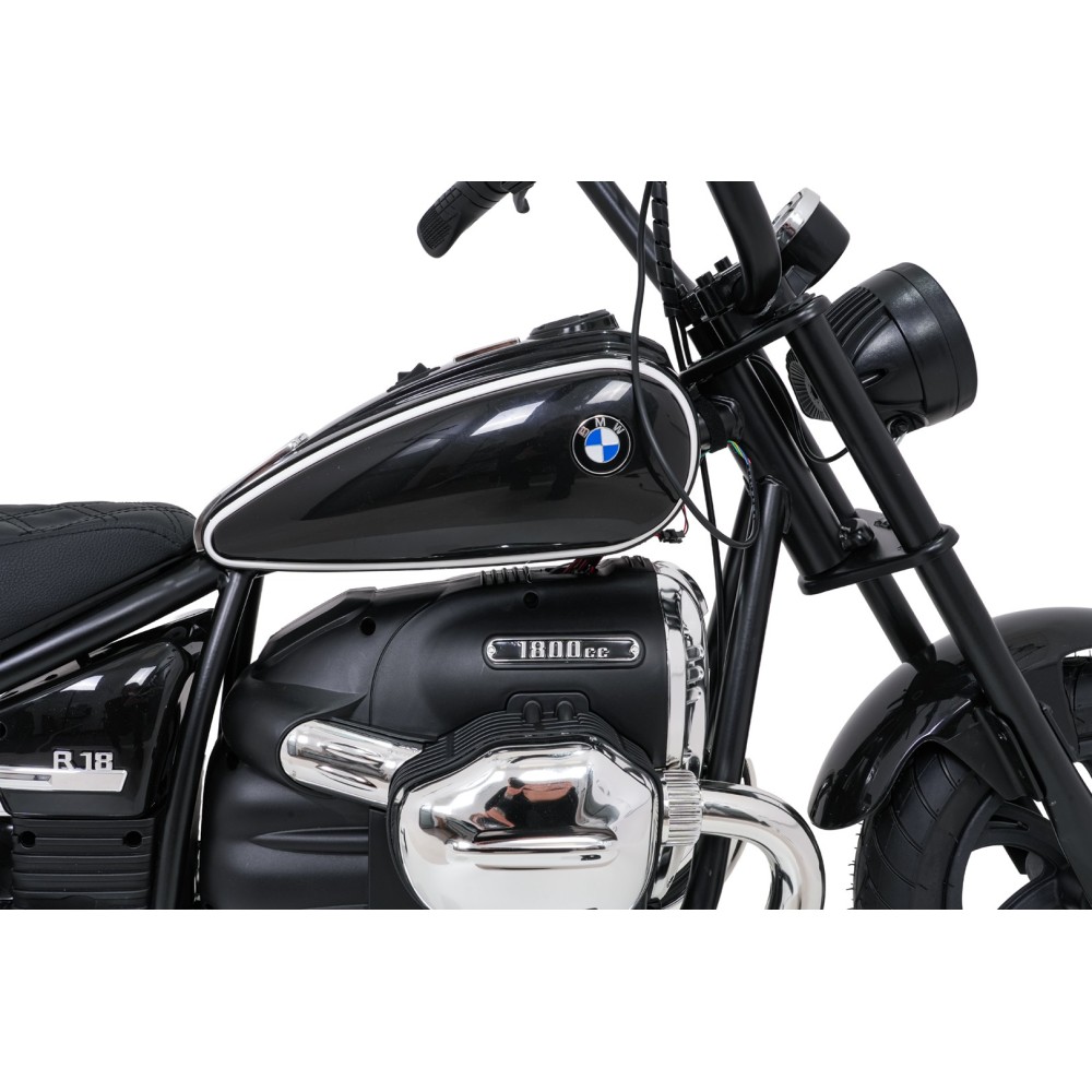 JOKO Elektrická Motorka BMW R18, Bezkefový 200W Motor, batéria 24V, Nafukovacie kolesá, Nosnosť 65kg, čierna