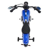 JOKO Elektrická Motorka BMW R18, Bezkefový 200W Motor, batéria 24V, Nafukovacie kolesá, Nosnosť 65kg, modrá