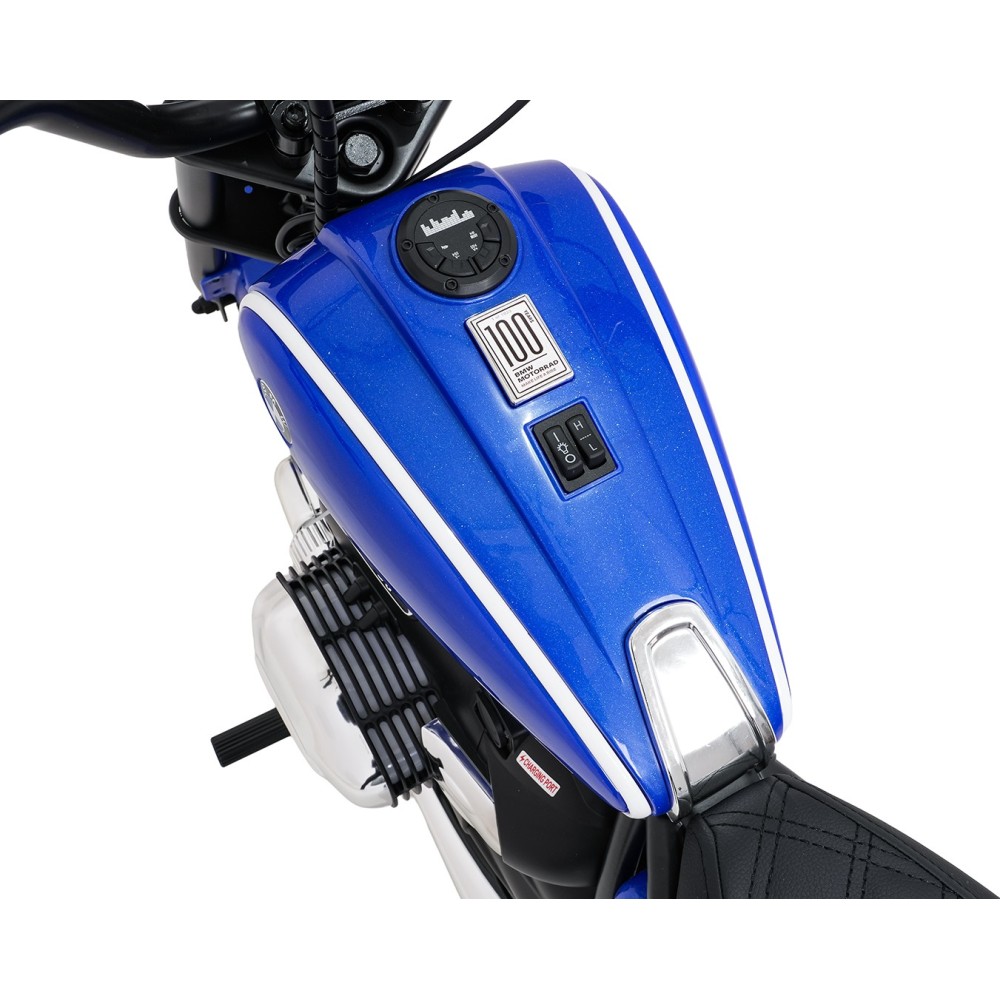 JOKO Elektrická Motorka BMW R18, Bezkefový 200W Motor, batéria 24V, Nafukovacie kolesá, Nosnosť 65kg, modrá