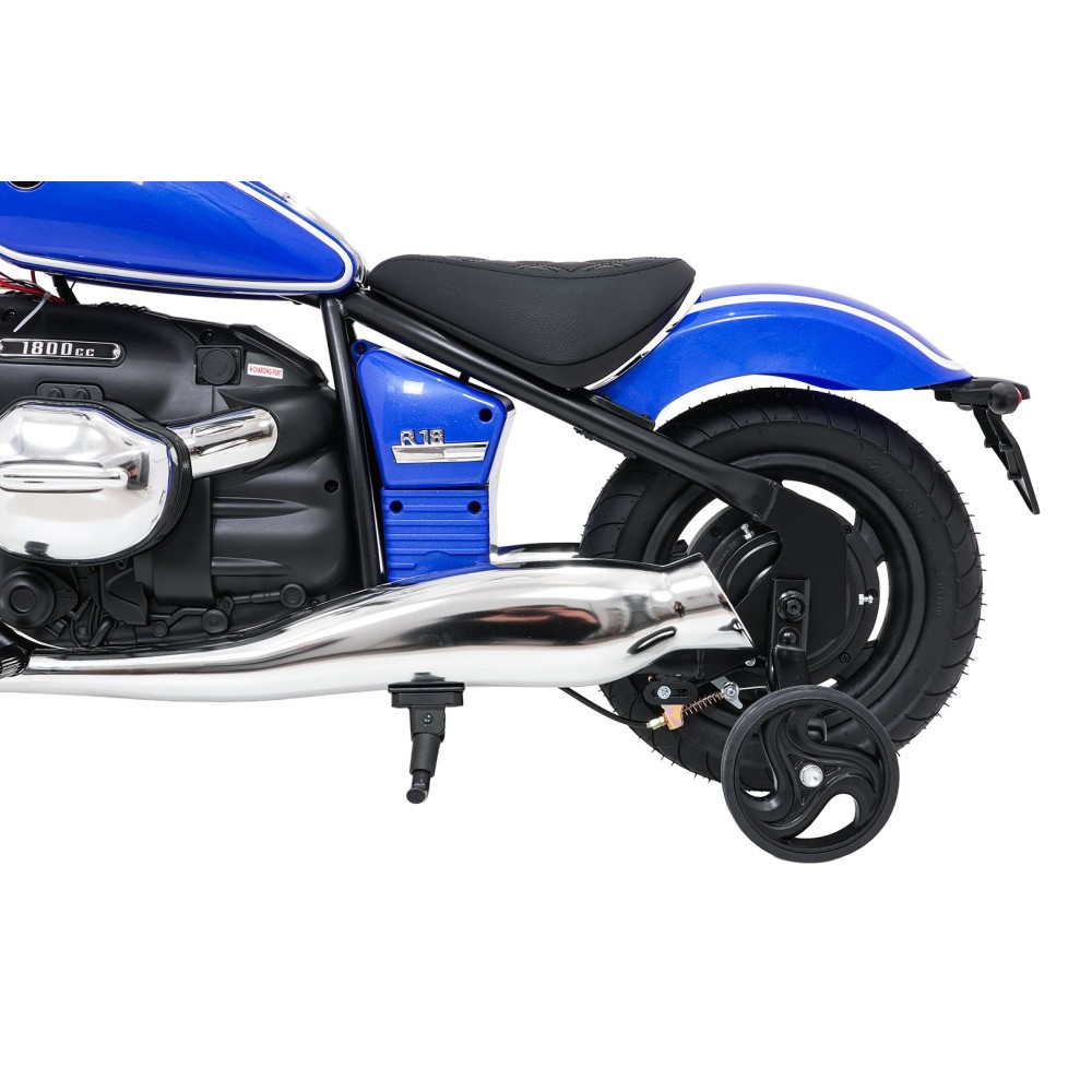 JOKO Elektrická Motorka BMW R18, Bezkefový 200W Motor, batéria 24V, Nafukovacie kolesá, Nosnosť 65kg, modrá