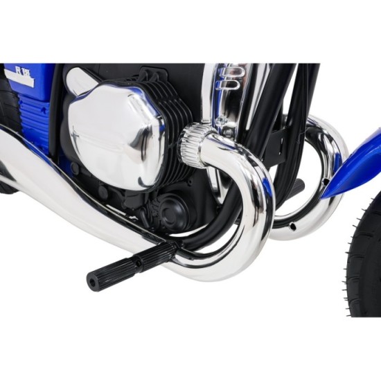 JOKO Elektrická Motorka BMW R18, Bezkefový 200W Motor, batéria 24V, Nafukovacie kolesá, Nosnosť 65kg, modrá