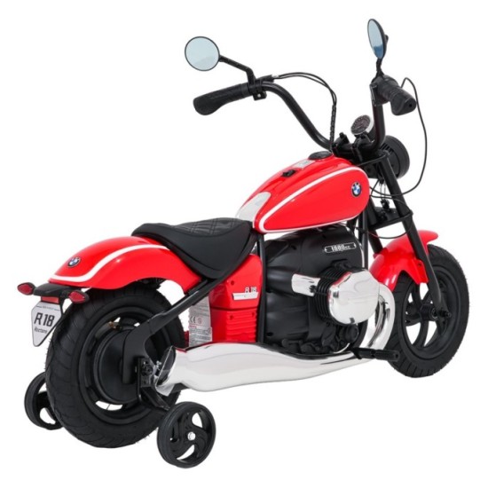 JOKO Elektrická Motorka BMW R18, Bezkefový 200W Motor, batéria 24V, Nafukovacie kolesá, Nosnosť 65kg, červená