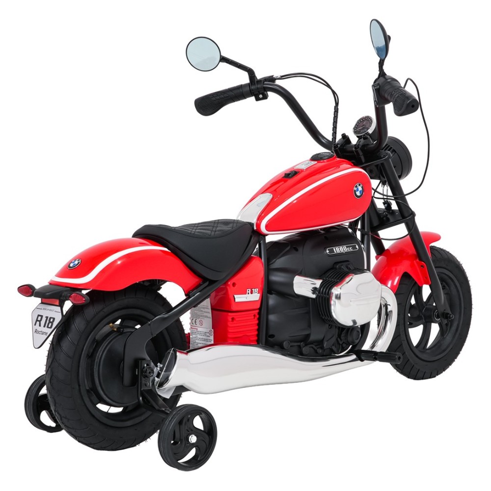 JOKO Elektrická Motorka BMW R18, Bezkefový 200W Motor, batéria 24V, Nafukovacie kolesá, Nosnosť 65kg, červená