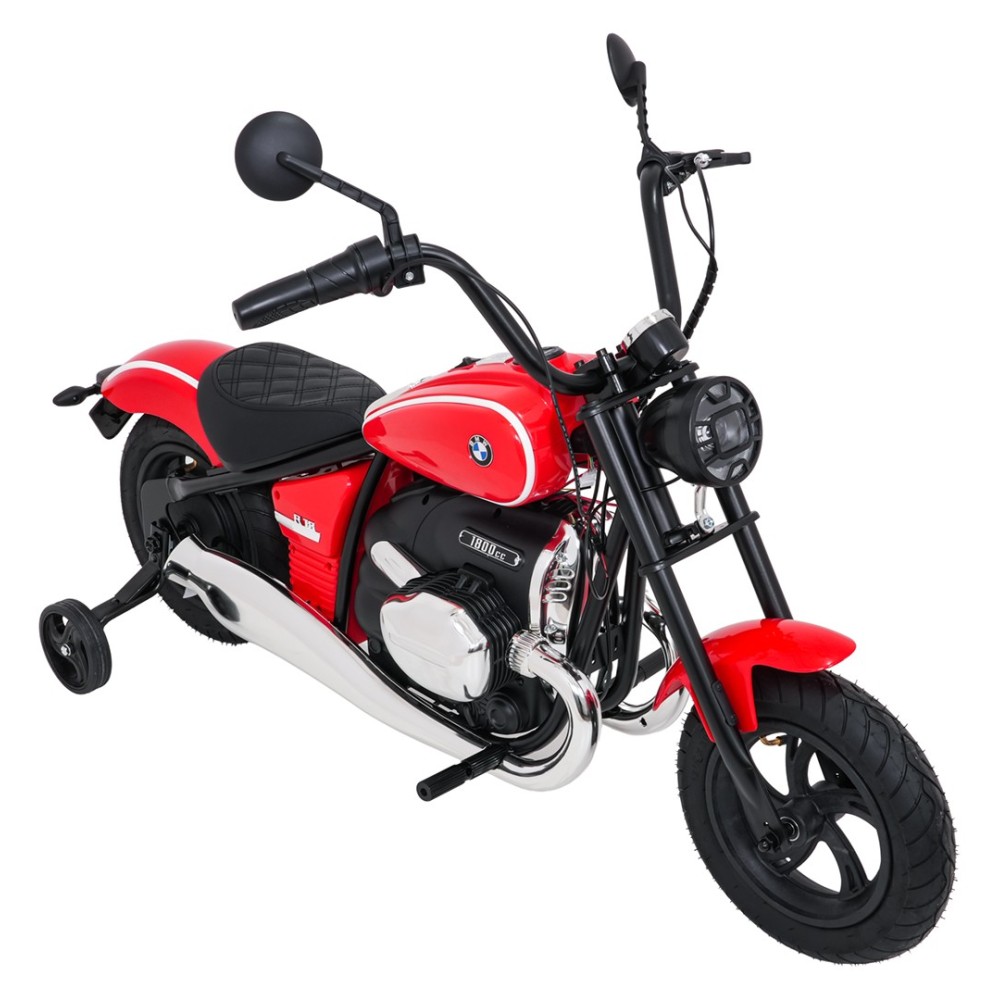 JOKO Elektrická Motorka BMW R18, Bezkefový 200W Motor, batéria 24V, Nafukovacie kolesá, Nosnosť 65kg, červená