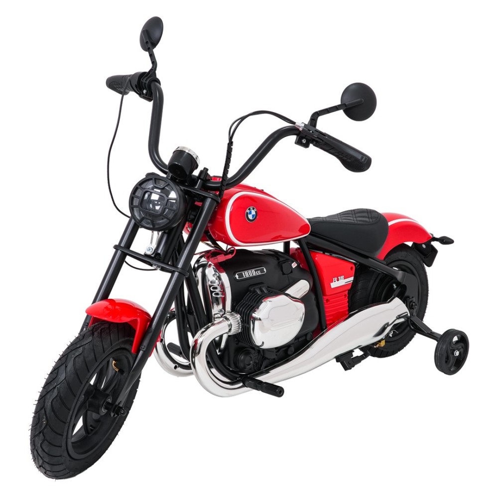 JOKO Elektrická Motorka BMW R18, Bezkefový 200W Motor, batéria 24V, Nafukovacie kolesá, Nosnosť 65kg, červená