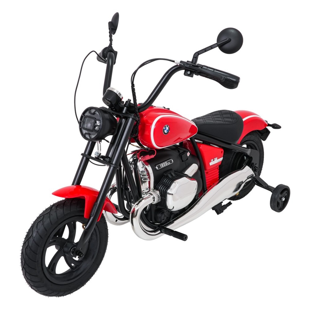 JOKO Elektrická Motorka BMW R18, Bezkefový 200W Motor, batéria 24V, Nafukovacie kolesá, Nosnosť 65kg, červená