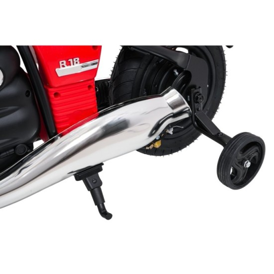 JOKO Elektrická Motorka BMW R18, Bezkefový 200W Motor, batéria 24V, Nafukovacie kolesá, Nosnosť 65kg, červená