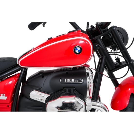 JOKO Elektrická Motorka BMW R18, Bezkefový 200W Motor, batéria 24V, Nafukovacie kolesá, Nosnosť 65kg, červená