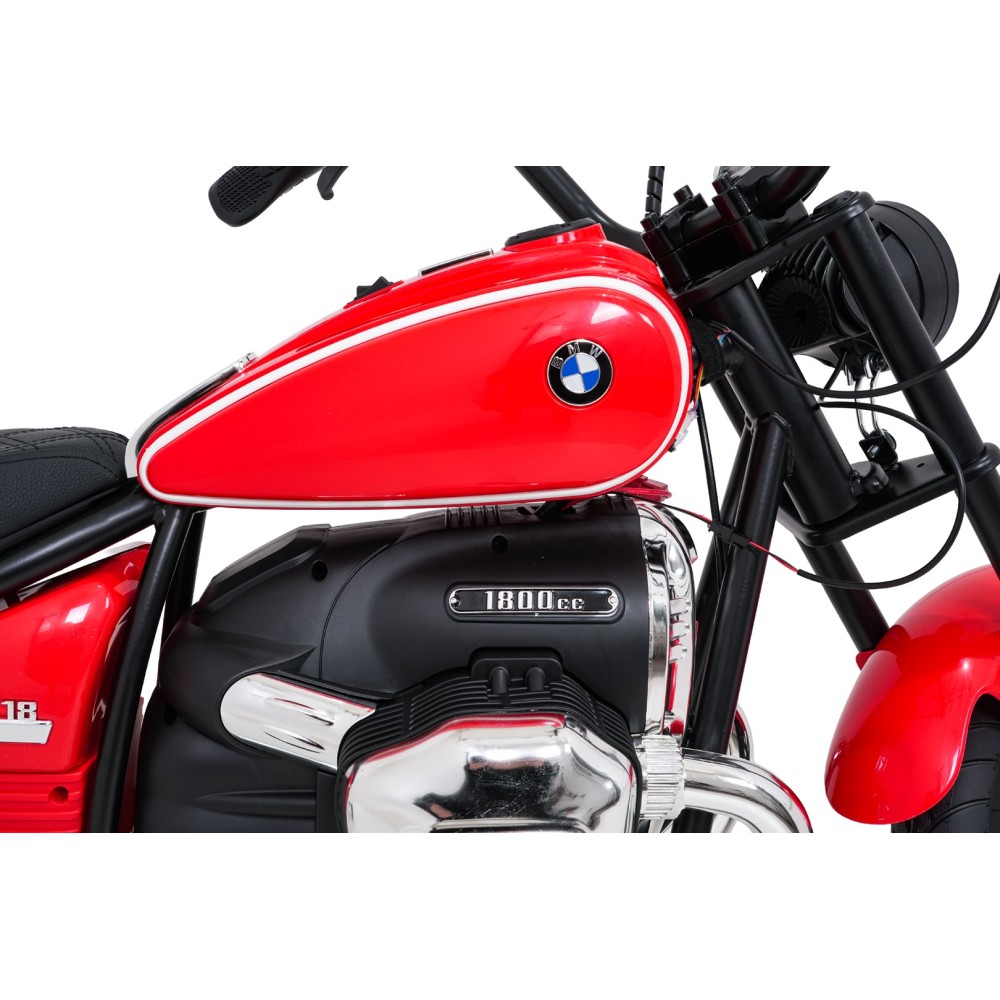 JOKO Elektrická Motorka BMW R18, Bezkefový 200W Motor, batéria 24V, Nafukovacie kolesá, Nosnosť 65kg, červená