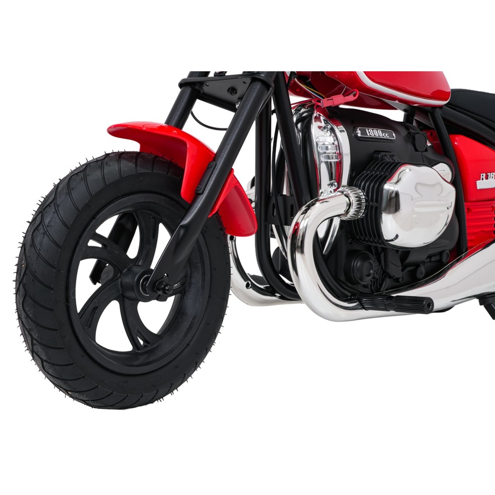 JOKO Elektrická Motorka BMW R18, Bezkefový 200W Motor, batéria 24V, Nafukovacie kolesá, Nosnosť 65kg, červená