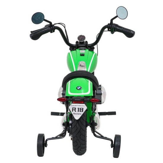 JOKO Elektrická Motorka BMW R18, Bezkefový 200W Motor, batéria 24V, Nafukovacie kolesá, Nosnosť 65kg, zelená