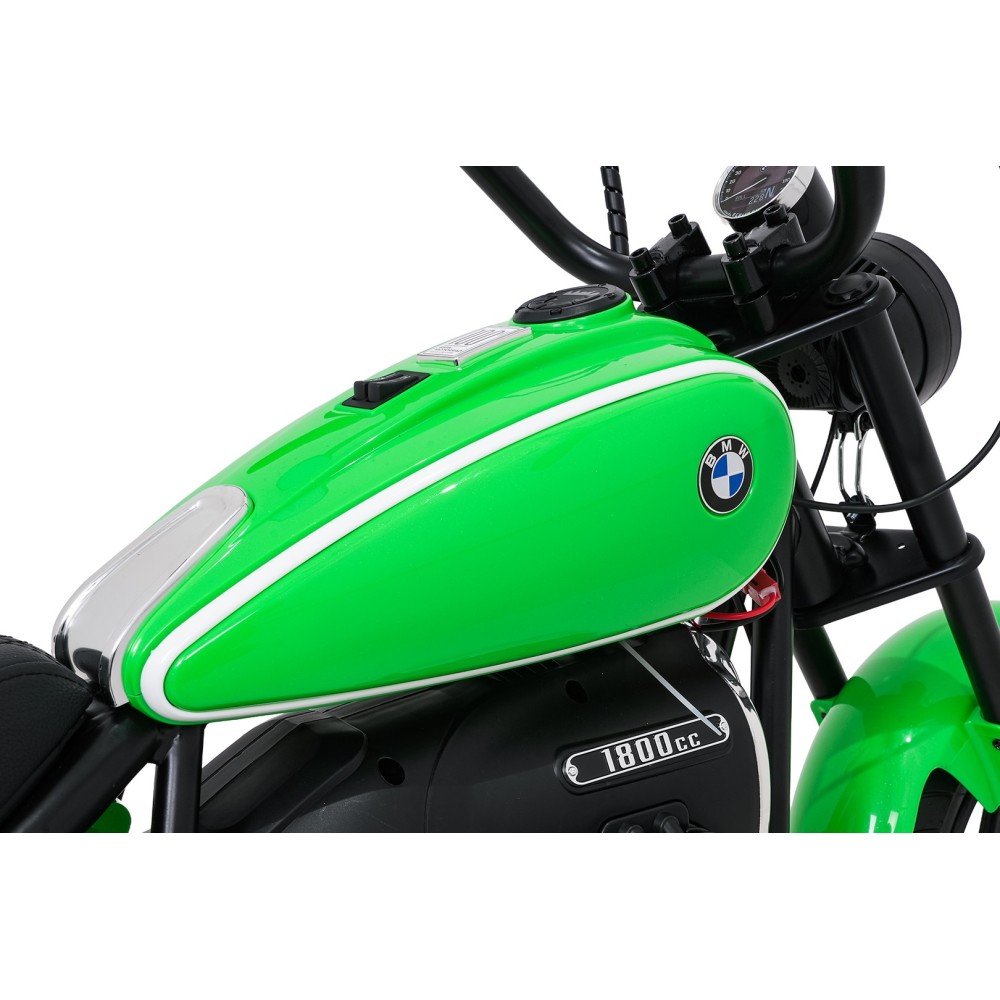 JOKO Elektrická Motorka BMW R18, Bezkefový 200W Motor, batéria 24V, Nafukovacie kolesá, Nosnosť 65kg, zelená