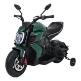 JOKO Elektrická motorka Ducati Diavel for Bentley, penové kolesá, zelená