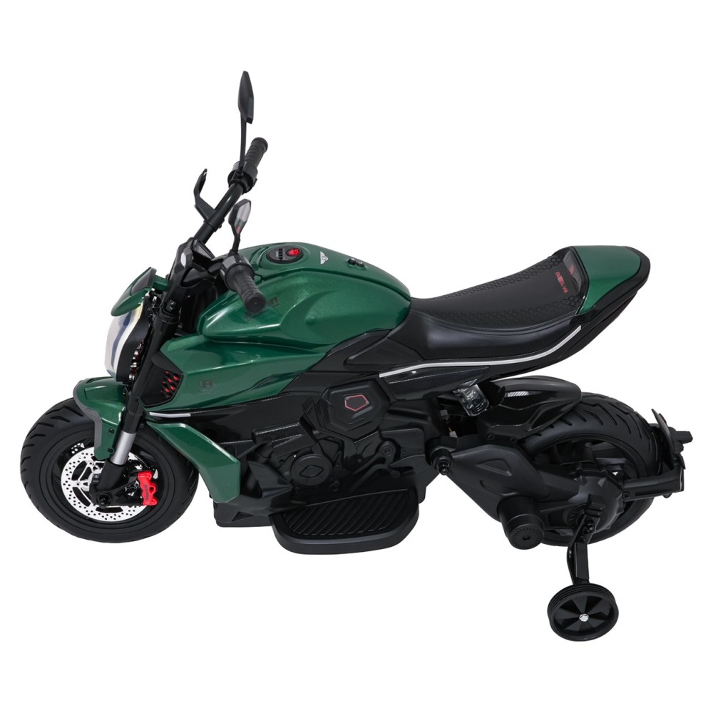 JOKO Elektrická motorka Ducati Diavel for Bentley, penové kolesá, zelená