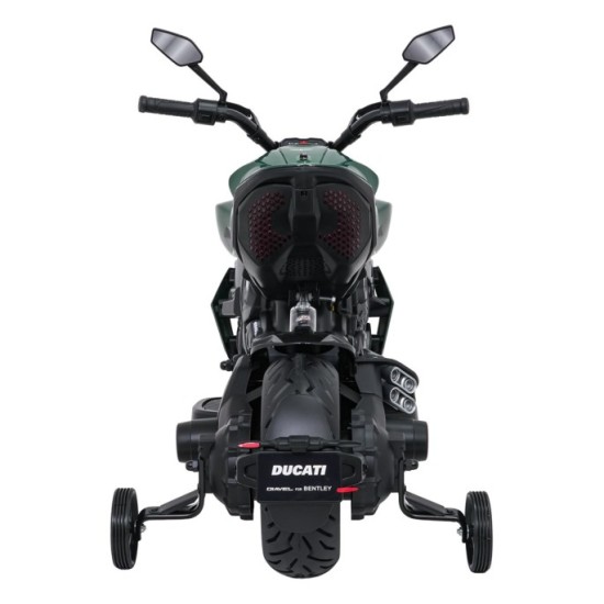 JOKO Elektrická motorka Ducati Diavel for Bentley, penové kolesá, zelená