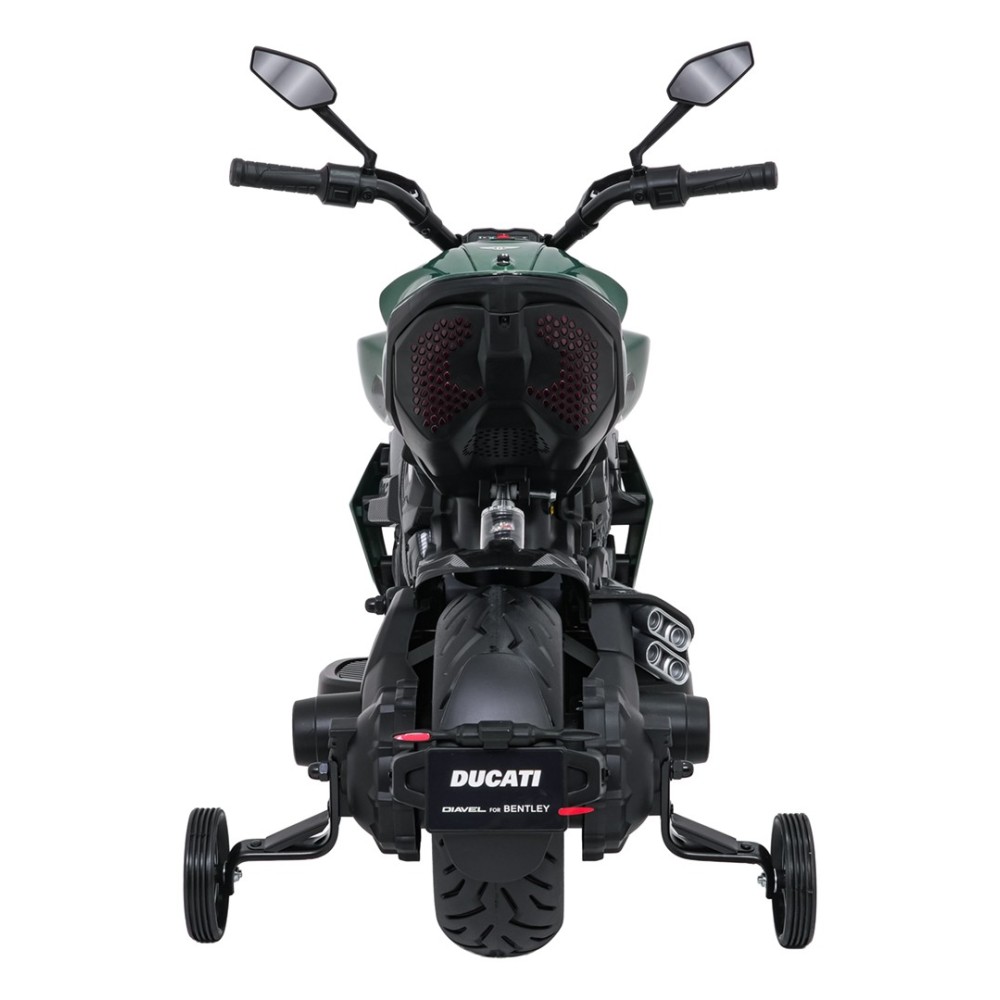 JOKO Elektrická motorka Ducati Diavel for Bentley, penové kolesá, zelená
