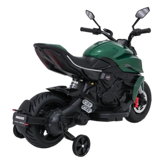 JOKO Elektrická motorka Ducati Diavel for Bentley, penové kolesá, zelená
