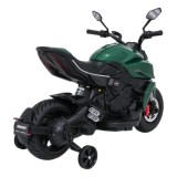 JOKO Elektrická motorka Ducati Diavel for Bentley, penové kolesá, zelená