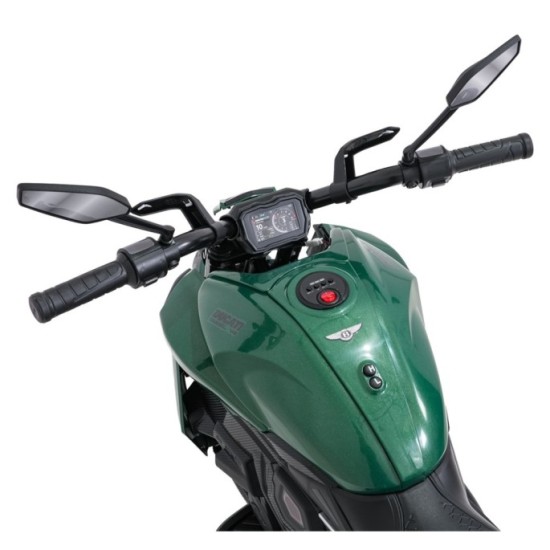 JOKO Elektrická motorka Ducati Diavel for Bentley, penové kolesá, zelená