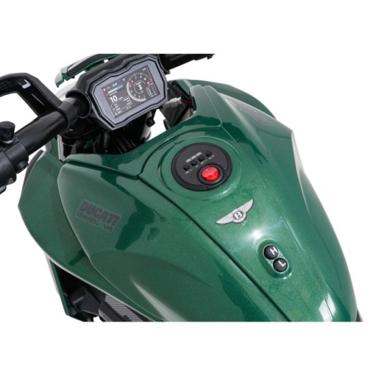 JOKO Elektrická motorka Ducati Diavel for Bentley, penové kolesá, zelená