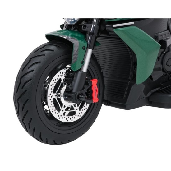 JOKO Elektrická motorka Ducati Diavel for Bentley, penové kolesá, zelená