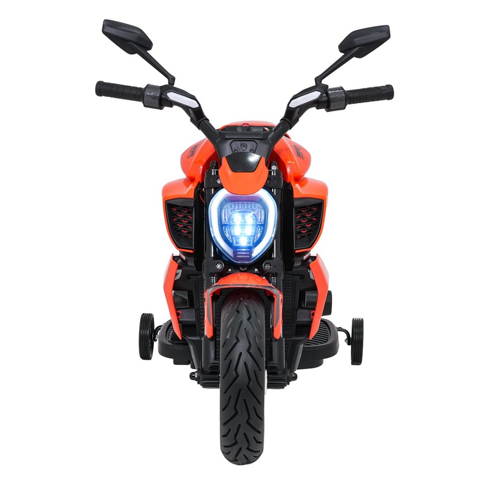 JOKO Elektrická motorka Ducati Diavel for Bentley, penové kolesá, oranžová