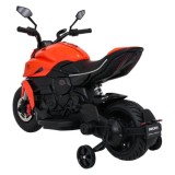 JOKO Elektrická motorka Ducati Diavel for Bentley, penové kolesá, oranžová