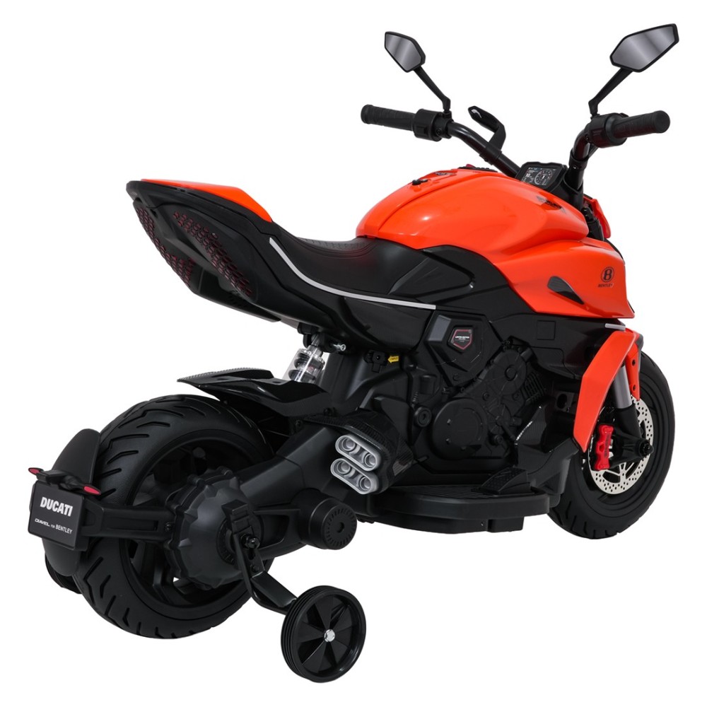 JOKO Elektrická motorka Ducati Diavel for Bentley, penové kolesá, oranžová