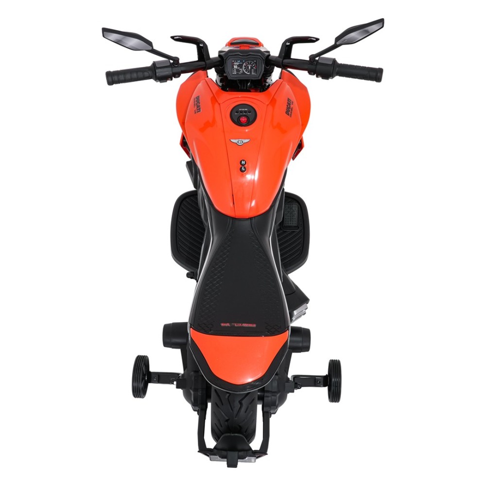 JOKO Elektrická motorka Ducati Diavel for Bentley, penové kolesá, oranžová