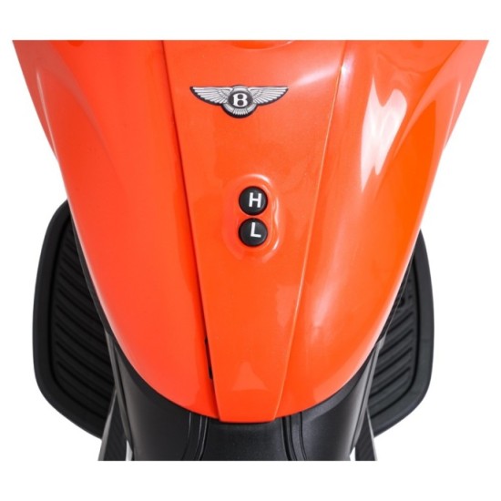 JOKO Elektrická motorka Ducati Diavel for Bentley, penové kolesá, oranžová