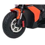 JOKO Elektrická motorka Ducati Diavel for Bentley, penové kolesá, oranžová