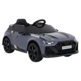 JOKO Elektrické autíčko Audi RS6 Avant GT 4x4, penové kolesá, kožené sedadlo, sivé