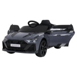 JOKO Elektrické autíčko Audi RS6 Avant GT 4x4, penové kolesá, kožené sedadlo, sivé