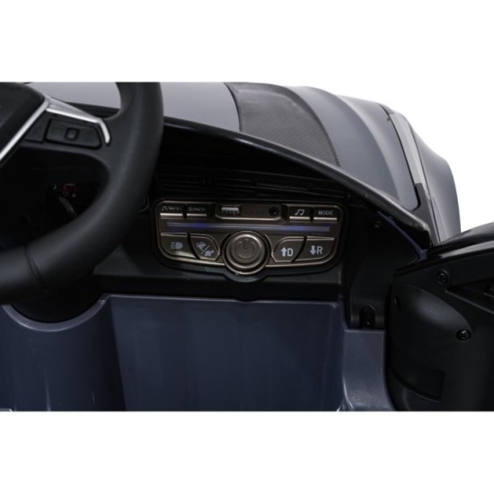 JOKO Elektrické autíčko Audi RS6 Avant GT 4x4, penové kolesá, kožené sedadlo, sivé