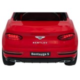 JOKO Elektrické autíčko Bentley Bentayga S, penové kolesá, kožené sedadlo, červené