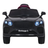 JOKO Elektrické autíčko Bentley Bentayga S, penové kolesá, kožené sedadlo, čierne