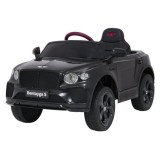 JOKO Elektrické autíčko Bentley Bentayga S, penové kolesá, kožené sedadlo, čierne
