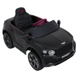 JOKO Elektrické autíčko Bentley Bentayga S, penové kolesá, kožené sedadlo, čierne