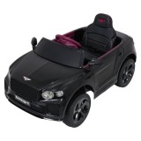 JOKO Elektrické autíčko Bentley Bentayga S, penové kolesá, kožené sedadlo, čierne