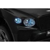JOKO Elektrické autíčko Bentley Bentayga S, penové kolesá, kožené sedadlo, čierne