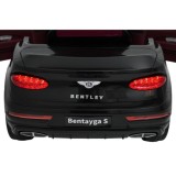JOKO Elektrické autíčko Bentley Bentayga S, penové kolesá, kožené sedadlo, čierne