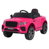 JOKO Elektrické autíčko Bentley Bentayga S, penové kolesá, kožené sedadlo, ružové