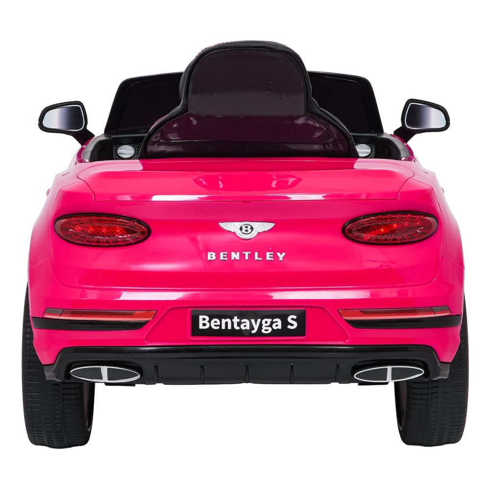JOKO Elektrické autíčko Bentley Bentayga S, penové kolesá, kožené sedadlo, ružové