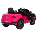 JOKO Elektrické autíčko Bentley Bentayga S, penové kolesá, kožené sedadlo, ružové