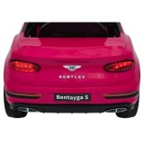 JOKO Elektrické autíčko Bentley Bentayga S, penové kolesá, kožené sedadlo, ružové