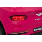 JOKO Elektrické autíčko Bentley Bentayga S, penové kolesá, kožené sedadlo, ružové