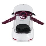 JOKO Elektrické autíčko Bentley Bentayga S, penové kolesá, kožené sedadlo, biele