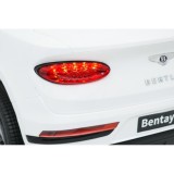 JOKO Elektrické autíčko Bentley Bentayga S, penové kolesá, kožené sedadlo, biele