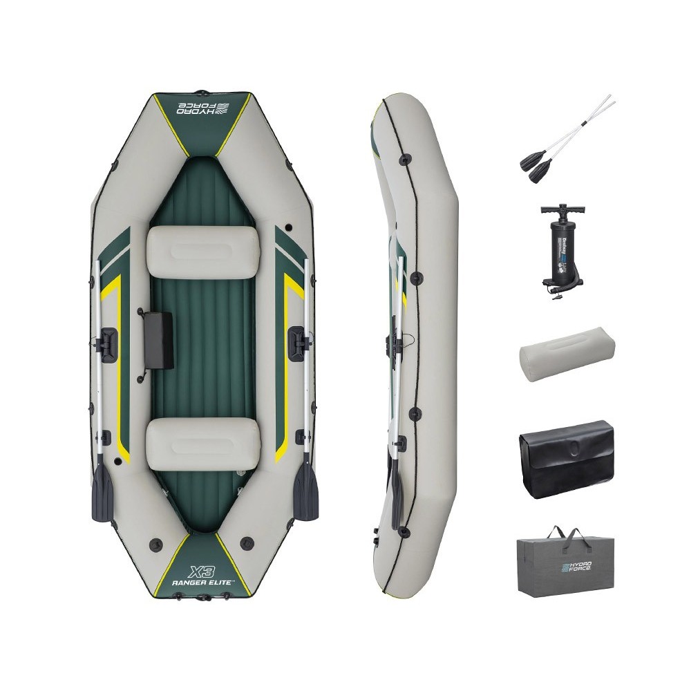 Bestway 65160 Nafukovací Čln RANGER ELITE X3 295x130x46cm + veslá, pumpa