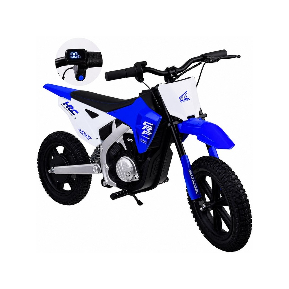 JOKO Elektrická Motorka HONDA CRF 450RX, 22km/h, nosnsoť 50kg, 250W bezkartáčový motor, 24v, nafukovacie kolesá, modrá